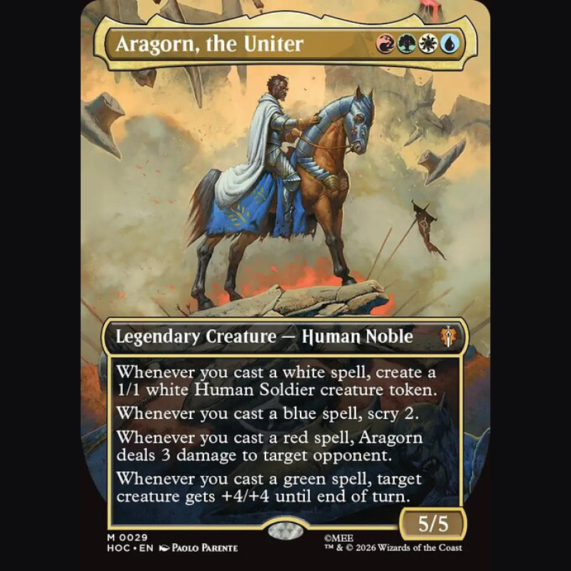 Aragorn the Uniter - NM - No Foil - EN