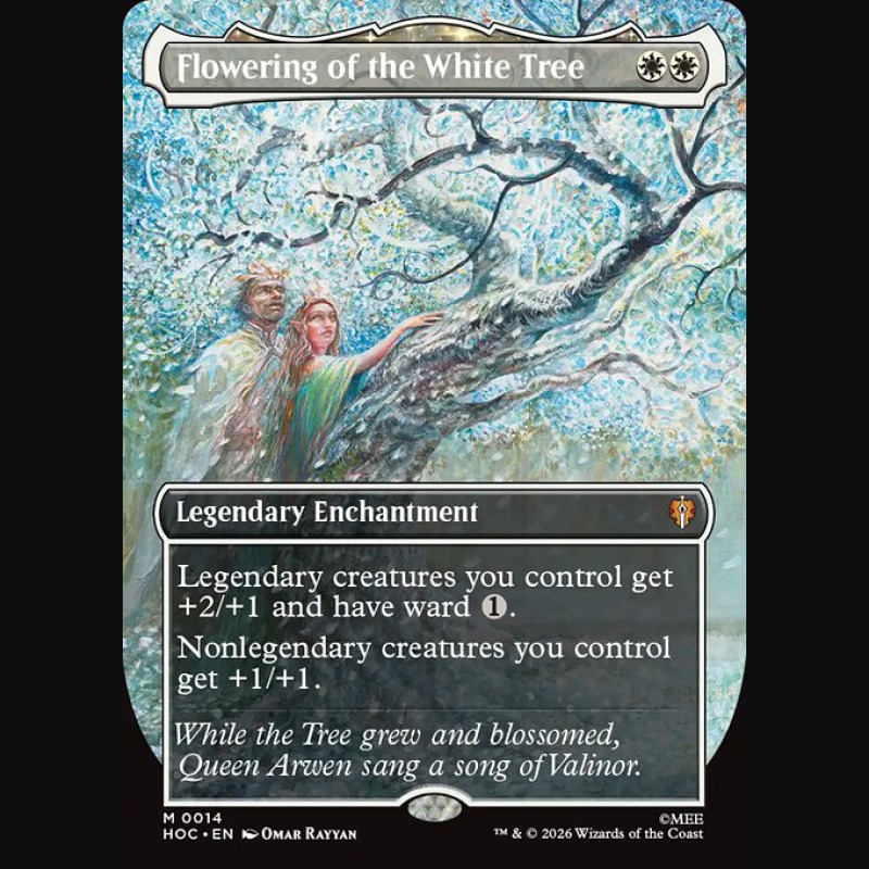 Flowering of the White Tree - NM - Foil - EN