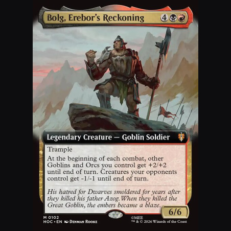 Bolg Erebor's Reckoning - NM - No Foil - EN