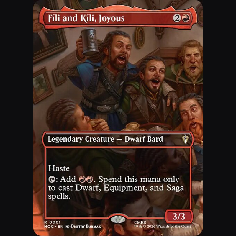 Fíli and Kíli Joyous - NM - No Foil - EN