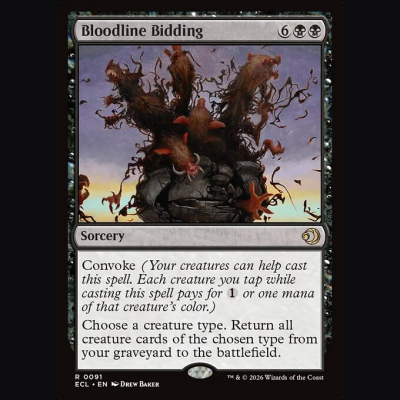 Bloodline Bidding - NM - No Foil - EN
