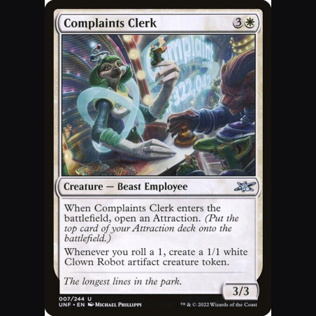 Complaints Clerk - NM - No Foil - EN