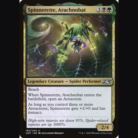 Spinnerette Arachnobat - NM - Foil - EN
