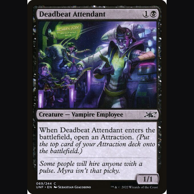 Deadbeat Attendant - NM - No Foil - EN