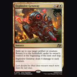 Explosive Getaway - NM - No Foil - EN