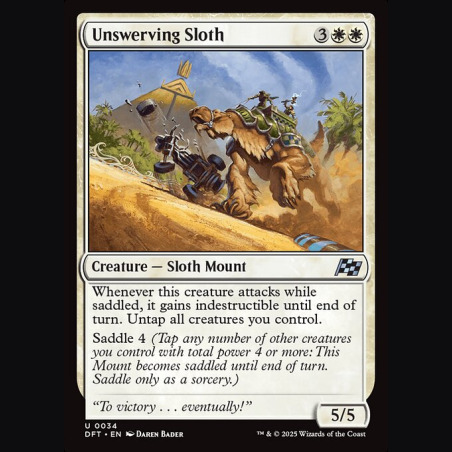 Unswerving Sloth - NM - No Foil - ES