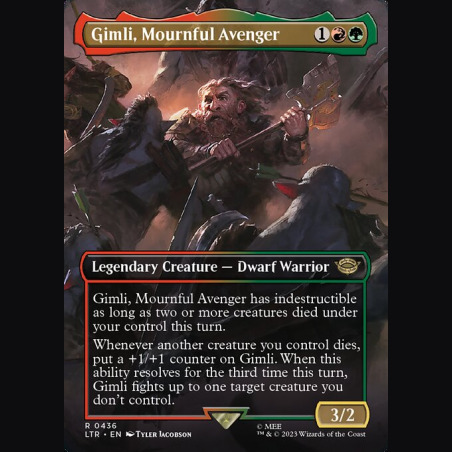 Gimli Mournful Avenger - NM - No Foil - ES