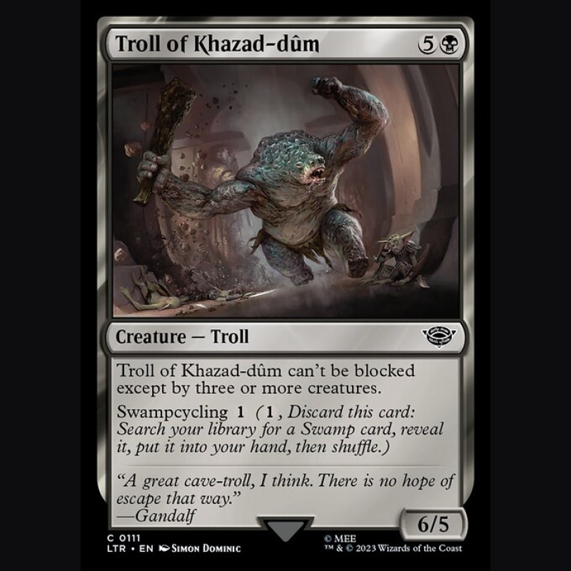 Troll of Khazad-dûm - NM - No Foil - ES