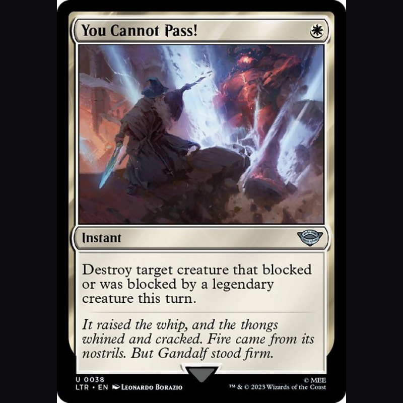 You Cannot Pass! - NM - No Foil - ES