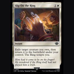Slip On the Ring - NM - No Foil - ES