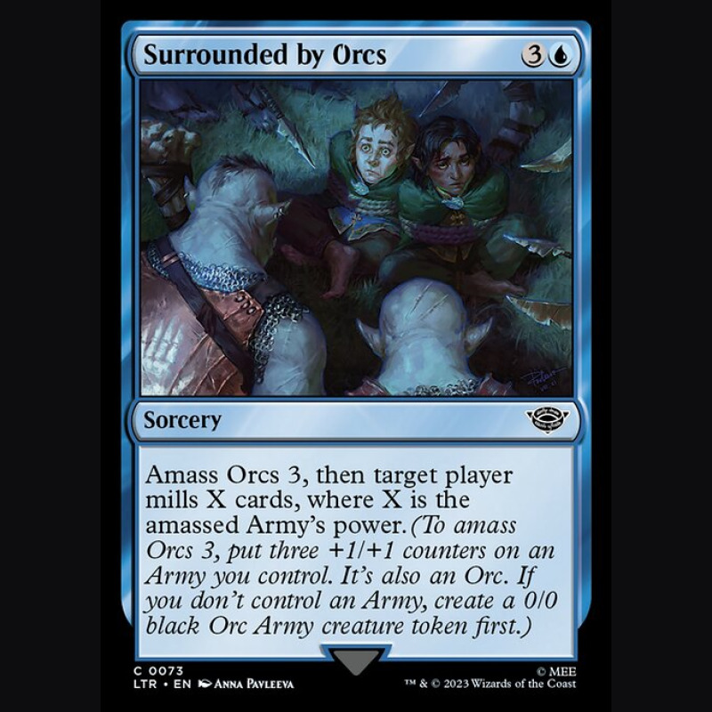 Surrounded by Orcs - NM - No Foil - ES