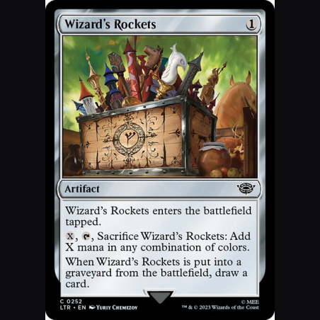 Wizard's Rockets - NM - No Foil - ES