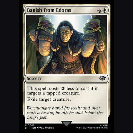 Banish from Edoras - NM - No Foil - EN