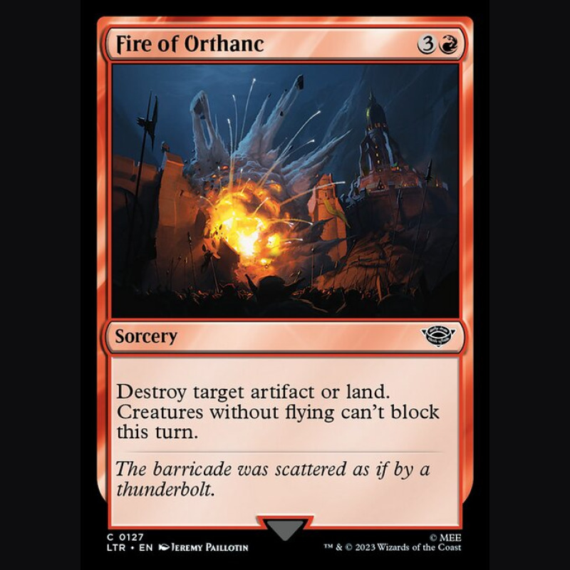 Fire of Orthanc - NM - No Foil - EN