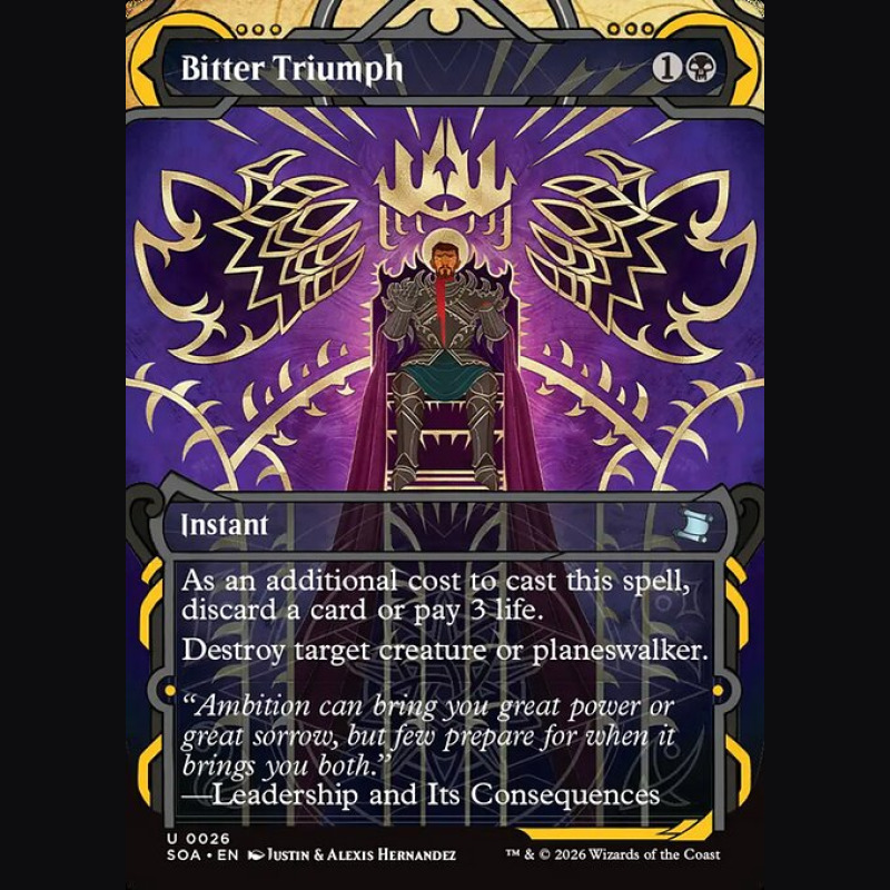 Bitter Triumph - NM - Foil - EN