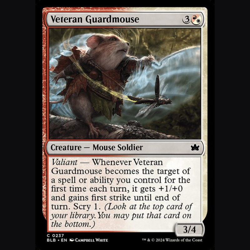 Veteran Guardmouse - NM - No Foil - ES