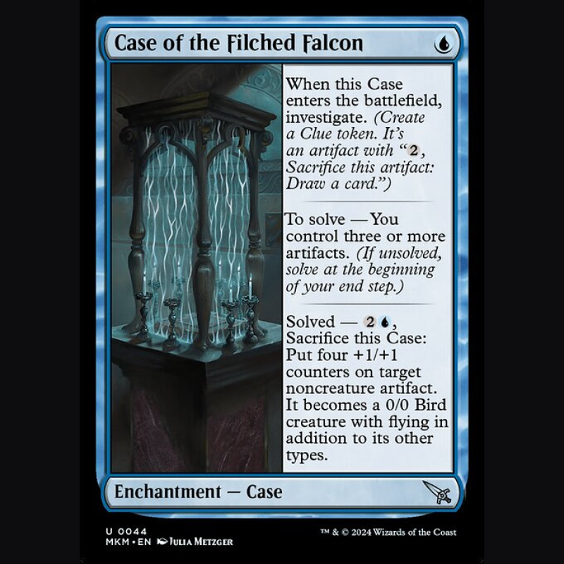 Case of the Filched Falcon - NM - No Foil - ES