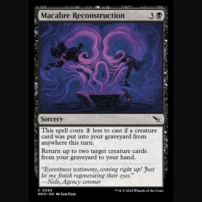 Macabre Reconstruction - NM - No Foil - ES