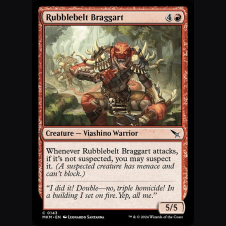 Rubblebelt Braggart - NM - No Foil - ES