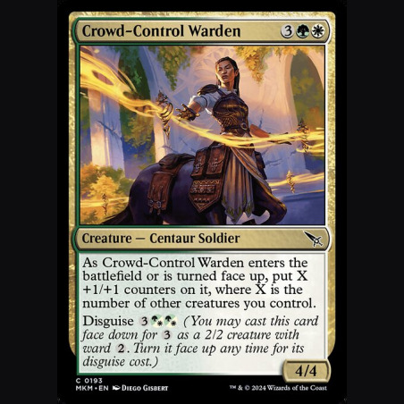 Crowd-Control Warden - NM - No Foil - ES