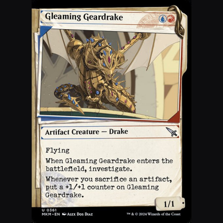 Gleaming Geardrake - NM - No Foil - ES