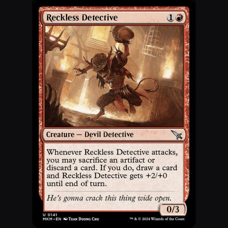 Reckless Detective - NM - No Foil - ES