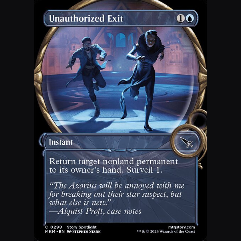 Unauthorized Exit - NM - No Foil - EN
