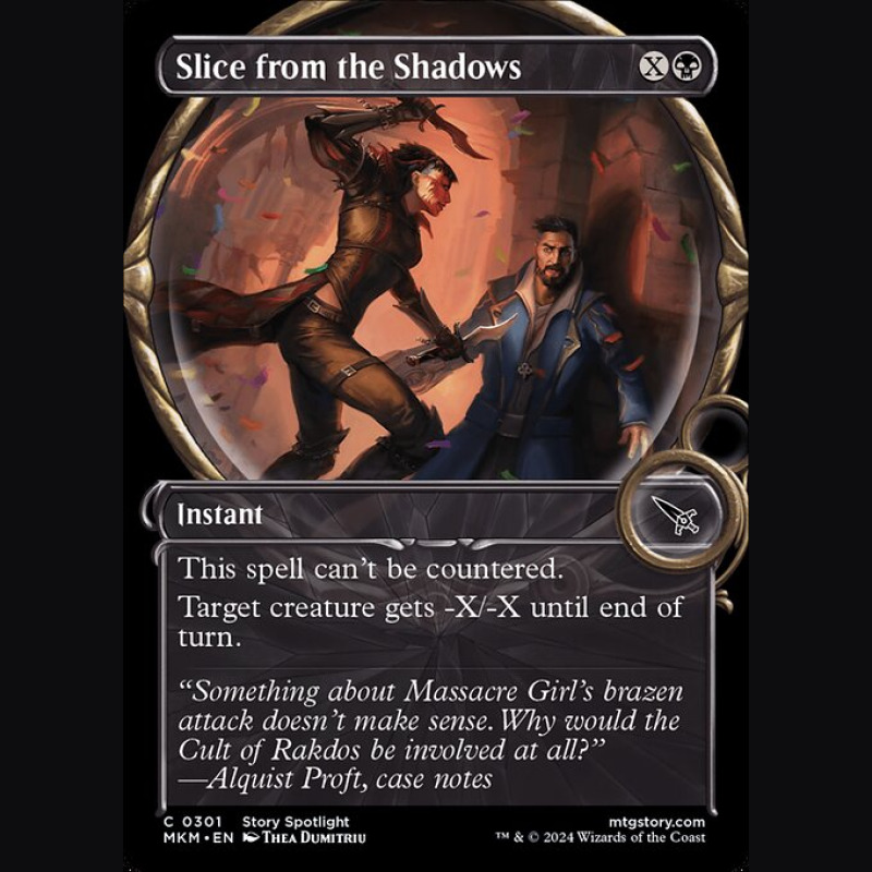 Slice from the Shadows - NM - No Foil - EN