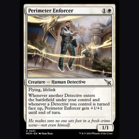 Perimeter Enforcer - NM - Foil - EN