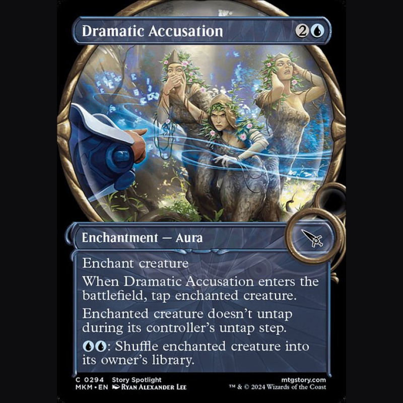 Dramatic Accusation - NM - No Foil - EN