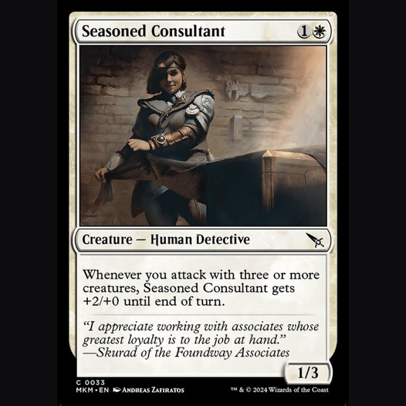 Seasoned Consultant - NM - No Foil - EN