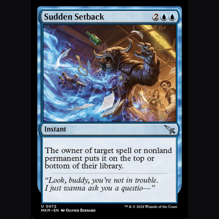 Sudden Setback - NM - Foil - EN