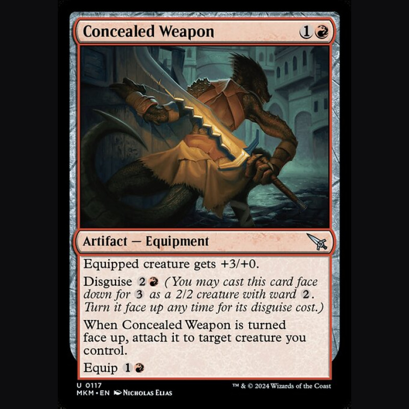 Concealed Weapon - NM - No Foil - EN