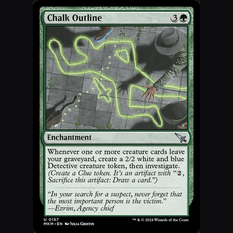Chalk Outline - NM - No Foil - EN
