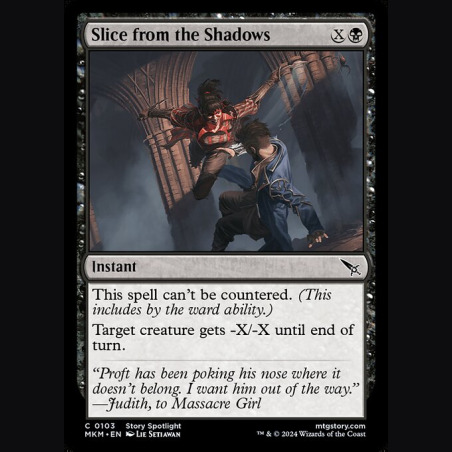 Slice from the Shadows - NM - No Foil - EN