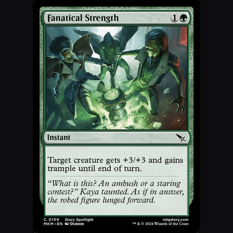 Fanatical Strength - NM - No Foil - EN