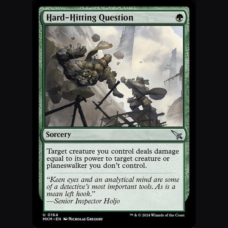 Hard-Hitting Question - NM - Foil - EN