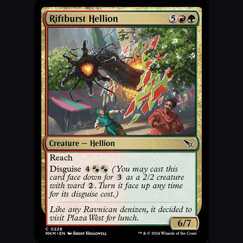 Riftburst Hellion - NM - Foil - EN