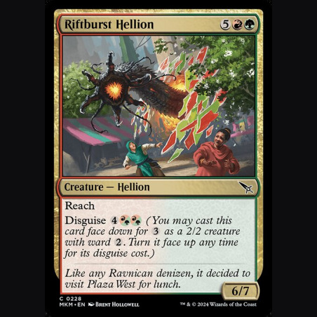 Riftburst Hellion - NM - Foil - EN