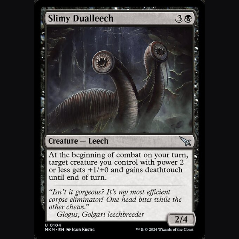 Slimy Dualleech - NM - No Foil - EN