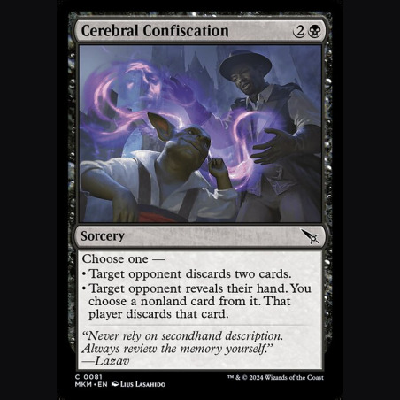 Cerebral Confiscation - NM - No Foil - EN