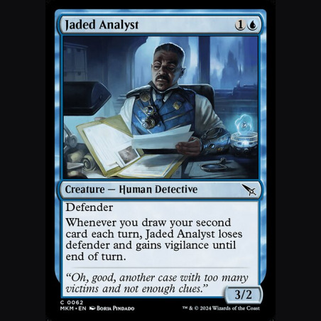 Jaded Analyst - NM - No Foil - EN