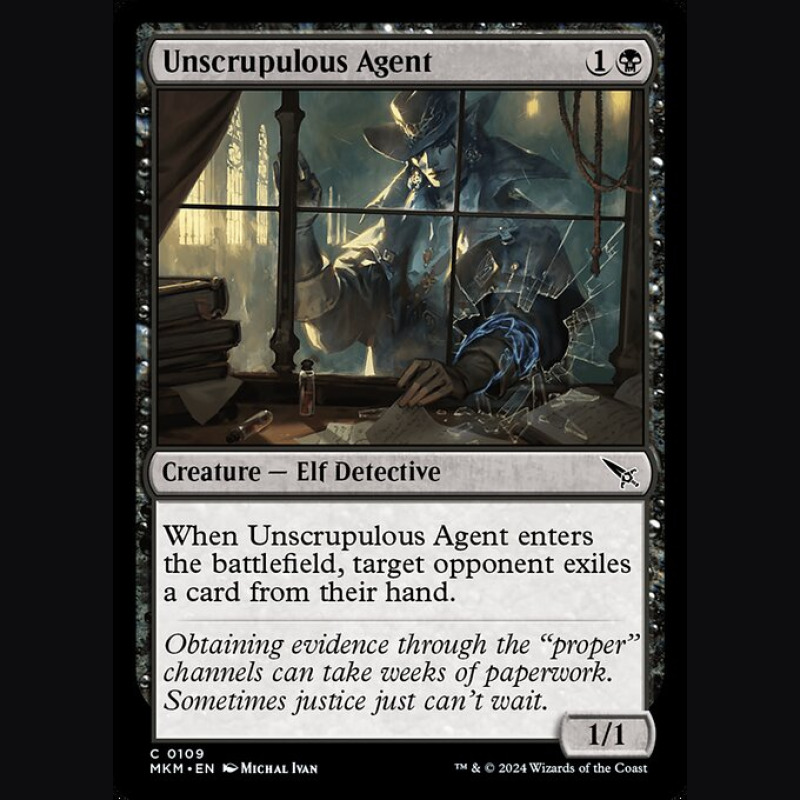 Unscrupulous Agent - NM - No Foil - EN