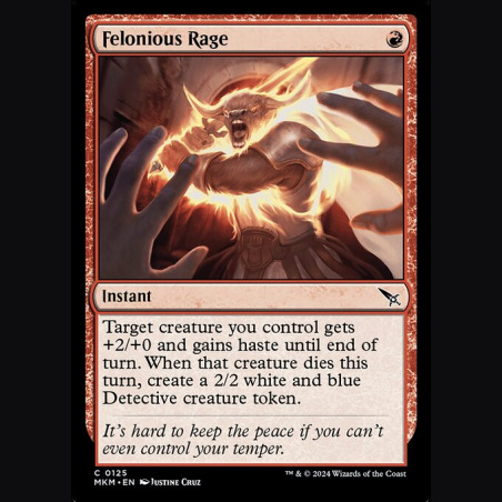 Felonious Rage - NM - No Foil - EN