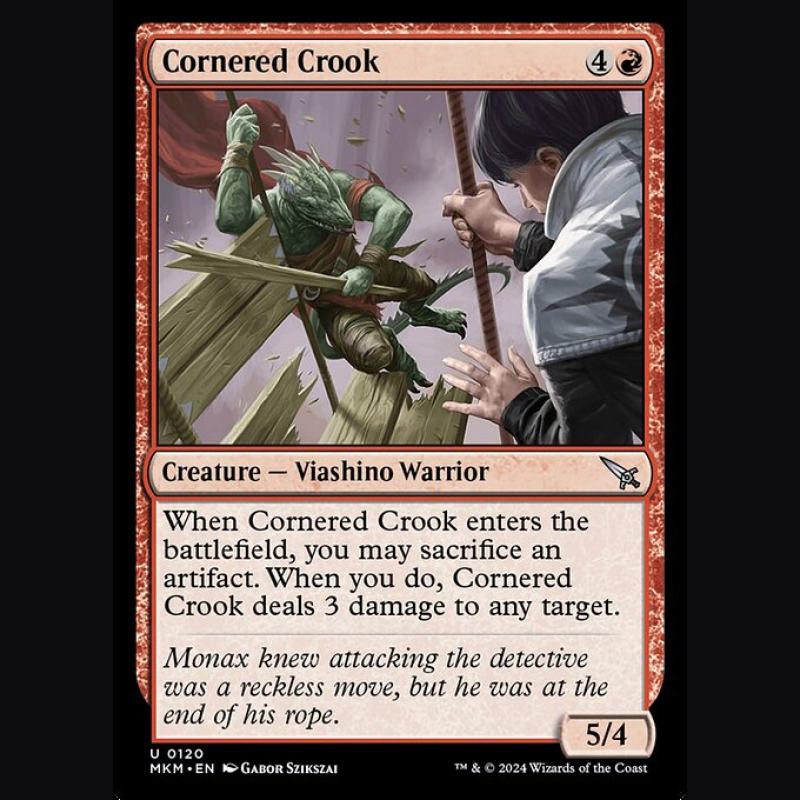 Cornered Crook - NM - No Foil - EN