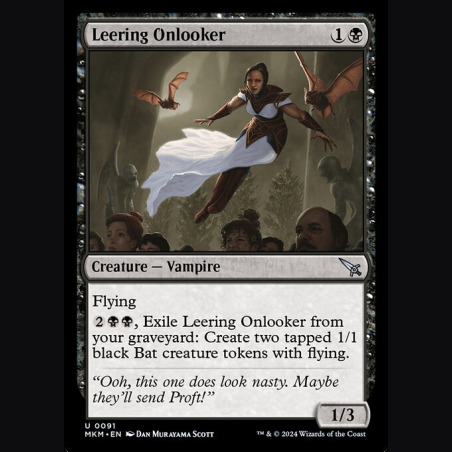 Leering Onlooker - NM - No Foil - EN