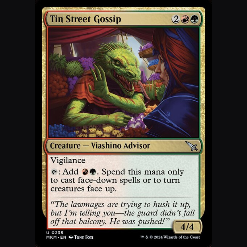Tin Street Gossip - NM - No Foil - EN