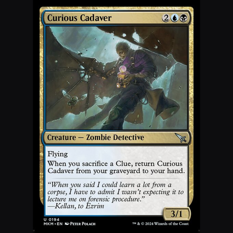 Curious Cadaver - NM - No Foil - EN