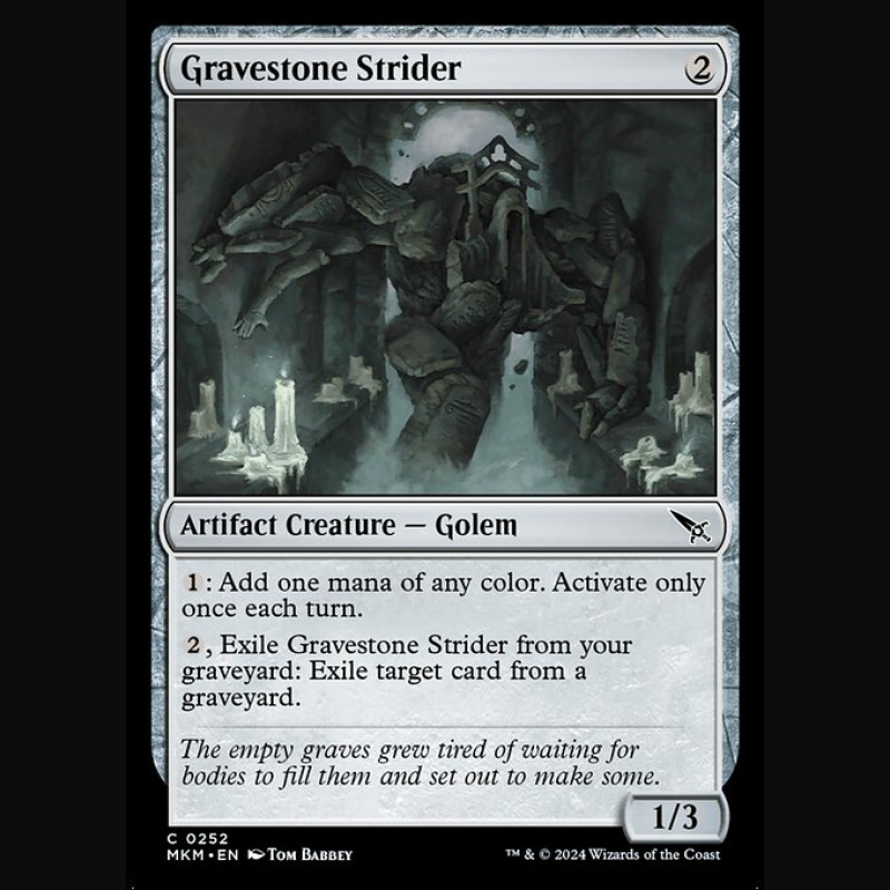 Gravestone Strider - NM - No Foil - EN