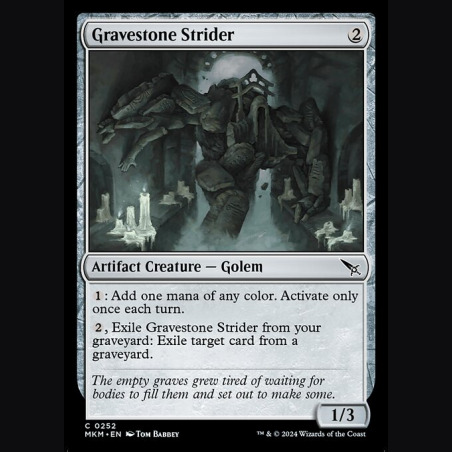 Gravestone Strider - NM - No Foil - EN